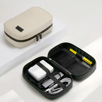 Новая портативная многофункциональная дорожная цифровая сумка в простом стиле, чехол для гарнитуры мобильного телефона, U-дисковая зарядка, коробка для сокровищ, уличный кошелек