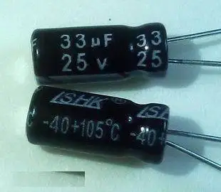 Электролитический конденсатор 25 В 33 МКФ конденсатор