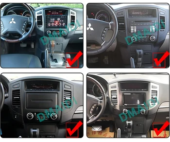 Автомобильный радиоприемник Android 10, GPS-навигация, Мультимедийный плеер для Mitsubishi Pajero 2006-2018 V87 V88 V93 V97 V98, сенсорный экран Carplay 1