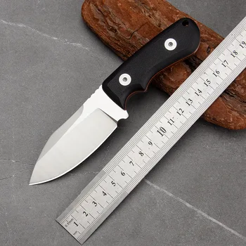Нож на Открытом Воздухе Sharp D2 Full Tang Нож С Фиксированным Лезвием Портативные Походные Ножи Для Выживания Охотничьи EDC Инструменты G10 + Ручка Из Углеродного Волокна
