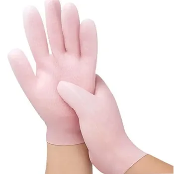1 пара силиконовых спа-перчаток для отшелушивания и предотвращения сухости, удаления омертвевшей кожи, увлажняющих гелевых перчаток для ухода за кожей