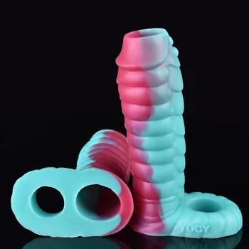 Мягкие силиконовые секс-игрушки для увеличения члена и экстендера Fury Dragon Penis Sleeve для мужчин с задержкой эякуляции, Фаллоимитатор для мужчин