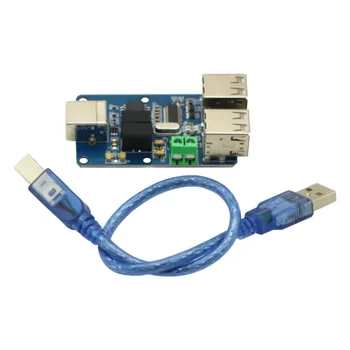 изолятор, изолятор USB-КОНЦЕНТРАТОРА 2500 В, плата изоляции USB, ADUM4160 ADUM3160 Поддерживает модуль передачи USB-управления НОВЫЙ 0