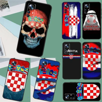 Чехол с флагом Хорватии Для POCO F3 F5 M5 M5s X5 X3 Pro F4 X4 GT Xiaomi 13 Ultra 13T 12T 11T Pro 12 Lite Чехол