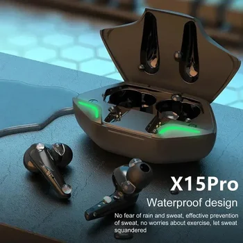 Беспроводные наушники TWS Игровые Bluetooth-наушники с микрофоном, шумоподавление, высококачественные басовые наушники