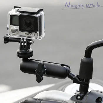 Держатель Велосипедной Камеры Кронштейн Для Крепления Зеркала на Руле 1/4 Металлический для GoPro Hero ДЛЯ SUZUKI Bandit GSF600S GSF600S GSF600 S GSF600 S 1