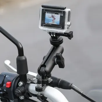 Держатель Велосипедной Камеры Кронштейн Для Крепления Зеркала на Руле 1/4 Металлический для GoPro Hero ДЛЯ SUZUKI Bandit GSF600S GSF600S GSF600 S GSF600 S 4