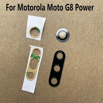 10 Шт. Оригинальный Для Motorola Moto G8 Power Объектив Задней камеры Стеклянный Объектив Задней Камеры С Клеем Замена Клея XT2041-1 XT2041