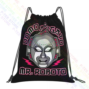 Styx Mr. Roboto Domo Arigato Rock Band Kilroy Был здесь Сумки на шнурках Спортивная сумка Softback для бега на открытом воздухе