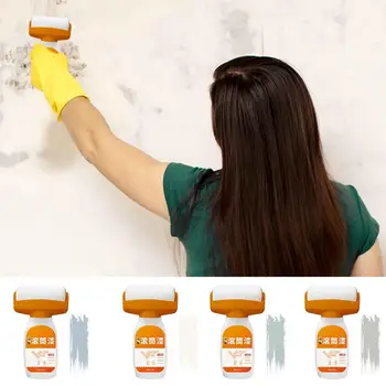Маленькая Роликовая щетка для ремонта стен Роликовая краска для ремонта стен Портативная Бытовая Кисть для рисования для ванной Комнаты Кухни Гостиной