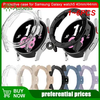 1 ~ 6ШТ Защитная рамка для смарт-часов Galaxy Watch 5/4 40 мм 44 мм, наполовину закрывающая смарт-часы бампером со шкалой