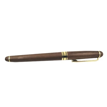 Ручки с гелевыми чернилами CPDD 0,5 мм, быстросохнущие нейтральные ручки, ручки с тонкими чернилами, ручки для подписи из орехового дерева, гладкие ручки для письма, школьные принадлежности 0
