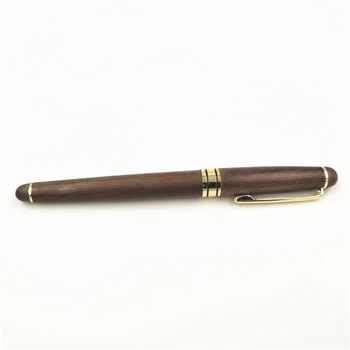 Ручки с гелевыми чернилами CPDD 0,5 мм, быстросохнущие нейтральные ручки, ручки с тонкими чернилами, ручки для подписи из орехового дерева, гладкие ручки для письма, школьные принадлежности 1