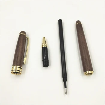 Ручки с гелевыми чернилами CPDD 0,5 мм, быстросохнущие нейтральные ручки, ручки с тонкими чернилами, ручки для подписи из орехового дерева, гладкие ручки для письма, школьные принадлежности 3