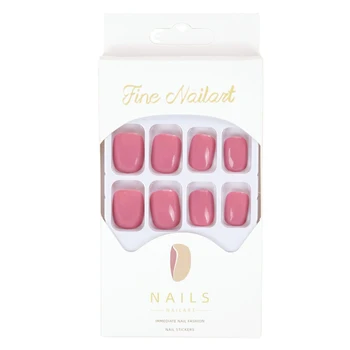 Однотонные персиково-розовые накладные ногти, однотонные искусственные ногти с полным покрытием для начинающих мастеров нейл-арта