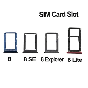 Для Xiaomi Mi 8 Lite Лоток Для Держателя SIM-карты Слот Для Держателя Лотка Для Карт Адаптер Mi 8 SE Mi8 Explorer Лоток Для SIM-карты MI 8 Cato Запчасти