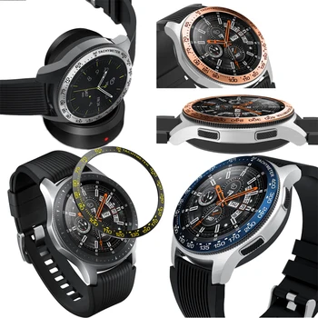 Чехол для смарт-часов Samsung Galaxy Watch из нержавеющей стали 46 мм для gear s3 frontier Циферблат Безель Кольцо Клейкая крышка Защита от царапин