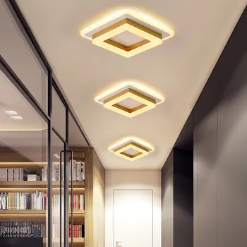 Креативный светодиодный потолочный светильник мощностью 38 Вт 24 Вт для гостиной, спальни, коридора, интерьера, потолочных светильников для прохода, светильник для декора балкона Дома