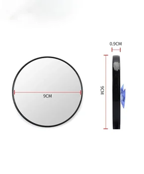 Увеличительное Зеркало с Присоской 5x/10x/15x Увеличительное Зеркало от Черных Точек для Ванной Комнаты Зеркало Для Макияжа Портативное Зеркало Круглое 5