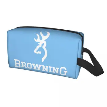 Дорожная сумка для туалетных принадлежностей Browning, милый косметический органайзер для макияжа для женщин, коробка для хранения косметики Dopp Kit Box
