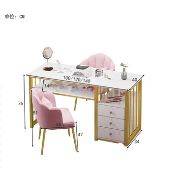Маникюрные столы, салонная мебель, Современный Маникюрный салон, стол и стулья, Одноместные, двухместные, профессиональные Маникюрные столы 5