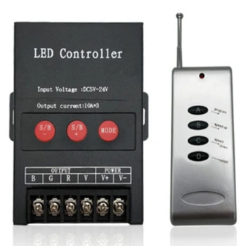 30A Светодиодный контроллер ИК-пульт большой мощности 360 Вт BT Контроллер для RGB полосы света DC5-24V