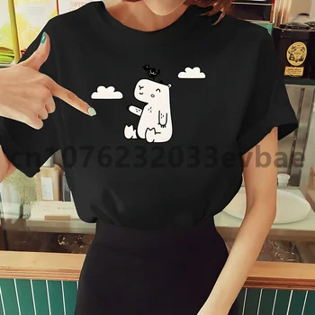 Милая мужская футболка с рисунком Капибары Kawaii, Повседневная Женская Одежда с принтом, Модная Мужская футболка с короткими рукавами, Женская рубашка 2
