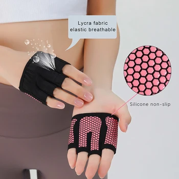 Перчатки для спортзала, перчатки для поднятия тяжестей, перчатки для бодибилдинга, спортивные велосипедные нескользящие дышащие для мужчин, женщин, размеры S/M/L 1