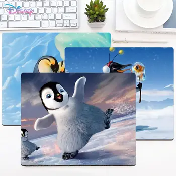 Коврик для мыши Disney Happy penguin, маленький игровой коврик для мыши из мультфильма Аниме, клавиатура, коврики для мыши Smooth Company для компьютерных геймеров, коврик для мыши