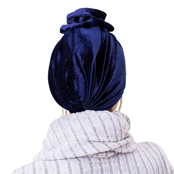 Женский головной платок, однотонная шапка-бандана с бантом, Мягкая дышащая шапка-тюрбан, Повязка на голову в стиле ретро, Модные Аксессуары 2