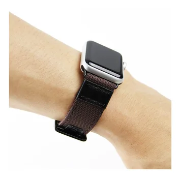 Нейлон + Кожаный ремешок для apple watch series 6 5 4 3 se ремешок iWatch 38 мм 42 мм браслет Apple watch series 3 4 se 6 ремешок 40 мм 44 мм 5