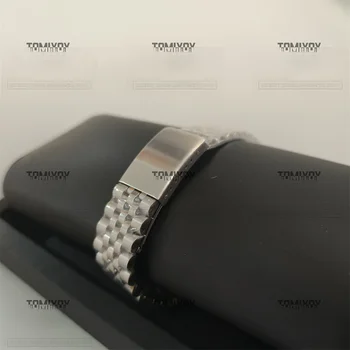 18 мм 19 мм 20 мм Серебристый ремешок для часов из нержавеющей стали с плоским концом, браслет Подходит для часов Rolex Sekio007 skx005 1