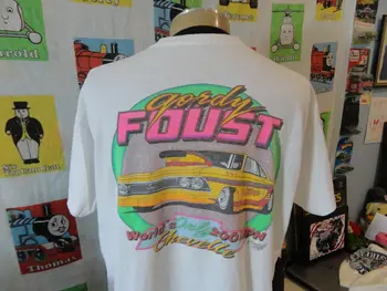 Винтажная футболка Chevelle Gordy Foust Racing Tour 1991 90-х годов 2XL