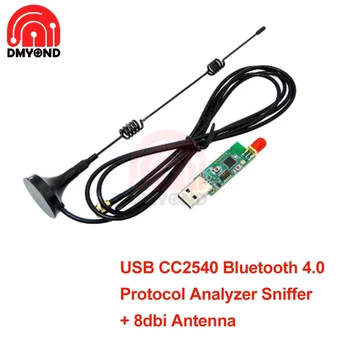 Новый 1 Комплект Беспроводной Платы Zigbee CC2531 CC2540 Sniffer Packet Protocol Analyzer USB Interface Dongle Capture Module с антенной