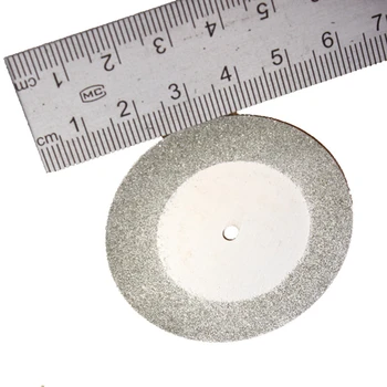 5шт Алмазный шлифовальный круг 50 мм, металлический режущий диск для вращающегося инструмента Dremel, пильный диск, режущий инструмент и 1 Абразивный инструмент для оправки 2