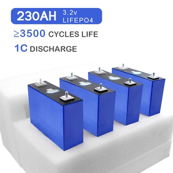Класс A 3,2 В Lifepo4 Аккумуляторная батарея емкостью 230 Ач СОВЕРШЕННО НОВЫЕ самодельные элементы 12 В 24 В 48 В для хранения солнечной энергии в доме на колесах