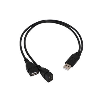2X USB 2.0A мужской и 2 Dual USB женский разъем Y разветвитель кабеля адаптера Verteiler