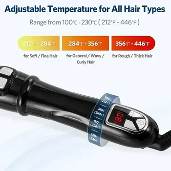 28/32 мм Керамические бигуди для волос, автоматические вращающиеся бигуди для завивки волос, щипцы для завивки 1