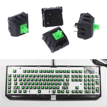 Новая Magic Axis MX Axis, 10 шт. зеленых переключателей для механической игровой клавиатуры razer Blackwidow Essential и других 3Pin