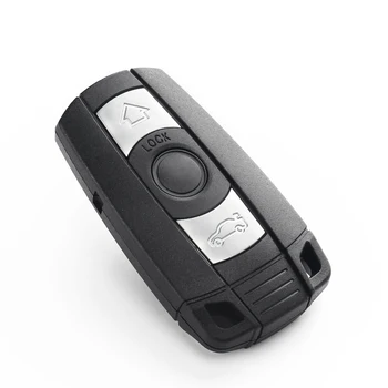 KEYYOU Remote 3 Кнопки Чехол Для Ключей Автомобиля Smart Blade Fob Case Cover Для BMW 1 3 5 6 Серии E90 E91 E92 E60 1