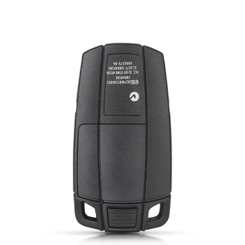 KEYYOU Remote 3 Кнопки Чехол Для Ключей Автомобиля Smart Blade Fob Case Cover Для BMW 1 3 5 6 Серии E90 E91 E92 E60 5