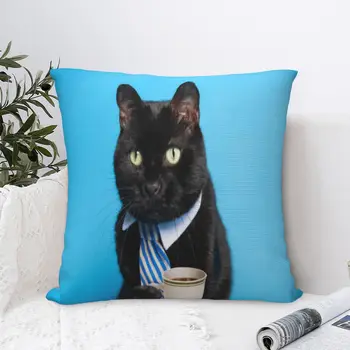 Черная кошка, держащая 6 наволочек, Современные большие декоративные подушки для кровати, наволочки для подушек, аниме-наволочка Kids Kawaii