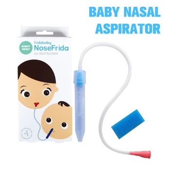 Назальный аспиратор для удаления соплей из носа новорожденного, вакуумный отсос для ребенка, мягкий наконечник, абсорбция средств по уходу за младенцами