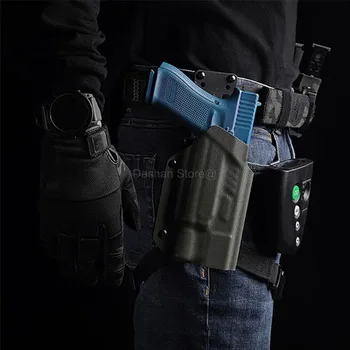 Новая Тактическая Кобура Легкая Kydex Glock G17 G19 9mm.40 X300U Фонарик Пистолетный Держатель Страйкбольный Пистолет Сумка OWB Пояс