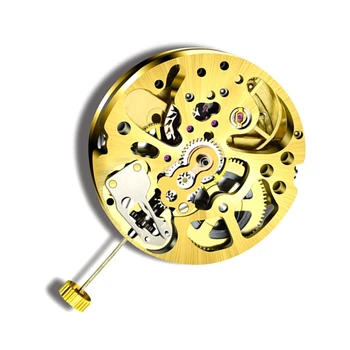 Механизм Gold Skeleton 2004 года с обычной маятниковой регулировкой диаграммы направленности, полностью автоматический часовой механизм