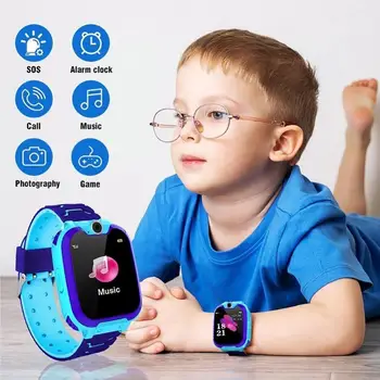 Детские смарт-часы 2023, новые умные часы SOS для детей, Sim-карта, фото местоположения, водонепроницаемый подарок для мальчиков и IOS Android
