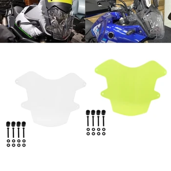 Чехол для Tenere 700 (2019 -) Прозрачная Защитная пленка для фар, Головные фонари, акриловая защитная крышка, аксессуары для мотоциклов