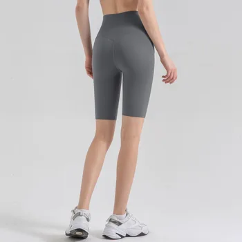 Женские шорты для йоги, спортивные брюки с высокой талией, бриджи для верховой езды, леггинсы для фитнеса, укороченные брюки для активного отдыха без следов 1