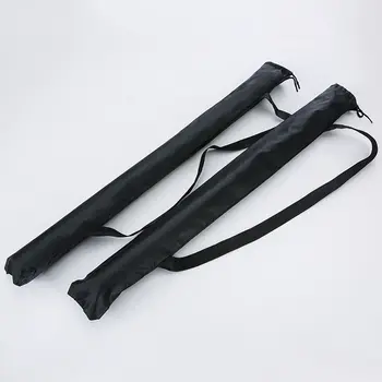 Многофункциональная складная сумка для хранения зонтов с плечевым ремнем, черные защитные чехлы от пыли, держатель для палочек на открытом воздухе 5