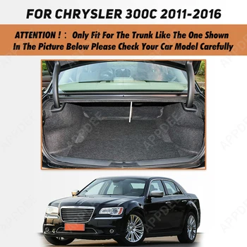Автоматический коврик для багажника с полным покрытием для Chrysler 300C 2011-2016 15 14 13 12 Автомобильный коврик для багажника, аксессуары для защиты салона 1